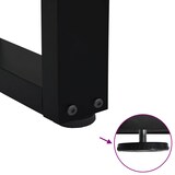 thumbnail of vidaXL Esstisch Beine V-Form 3 Stück Schwarz 70x(72-73,3) cm Stahl