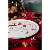 thumbnail of Excelsa Set mit 6 Panettone-Tellern Merry Christmas Porzellan mehrfarbig