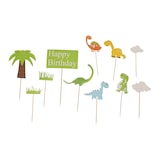 thumbnail of Cake Topper Dinosaurier Tortendeko Kindergeburtstag Kuchendeko Tortenstecker Kinderparty Geburtstagsdeko Bunt Mix