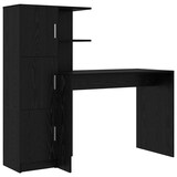 thumbnail of vidaXL Schreibtisch 2 pcs Schwarz Eichen-Optik