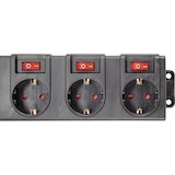 thumbnail of Renkforce RF-3313344 Überspannungsschutz-Steckdosenleiste Schwarz Schutzkontakt 1 St.