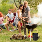 thumbnail of Relaxdays Ascheeimer mit Deckel und Schaufel, Stahl, Kohleeimer mit Henkel, 19 L, Ascheschaufel Kamin & Grill, schwarz
