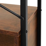 thumbnail of tectake Estantería Brentwood 57,5x34x173cm - Madera industrial oscura, rústica - 404706