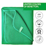 thumbnail of Benetton - Cobertor 140x190cm 200gsm 100% algodão verde