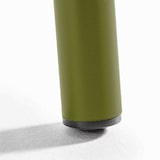 thumbnail of Vierkante tuin tafel van klei metaal kaki groen 70cm Oviala
