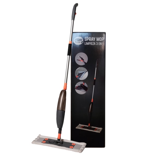 Mop spray multifuncional 3 em 1 para limpeza de vidros, pisos, paredes e superfícies multifuncionais.