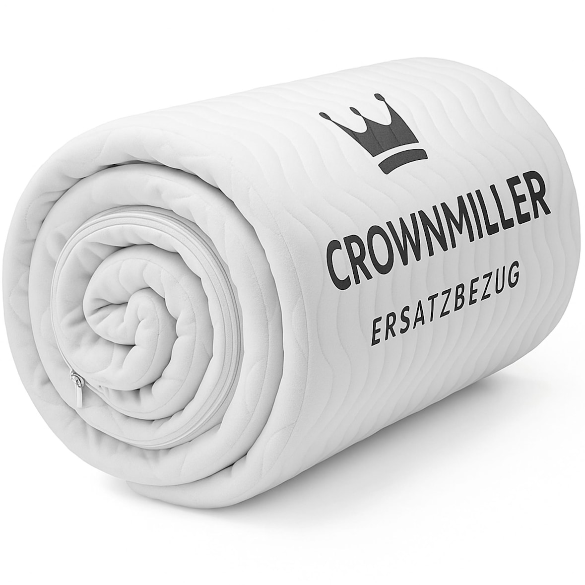 Crownmiller Microfaser Matratzenersatzbezug, Matratzenbezug 120x200 cm für Matratzen von 20 bis 24 cm, 60°C waschbar, 4-seitiger Reißverschluss