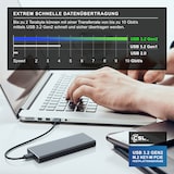 thumbnail of CSL M.2 Key-M PCIe Festplatten-Gehäuse extern USB 3.2 für NVME M.2 SSDs / unterstützt UASP