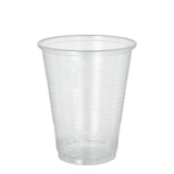 thumbnail of 1600 Stück Plastikbecher (PP), 0,3 l Ø 9,5 cm · 11,1 cm transparent mit Schaumrand