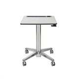 thumbnail of Ergotron LearnFit mobiler Steh-Sitz Tisch 740-1140 mm (24-547-003), silber