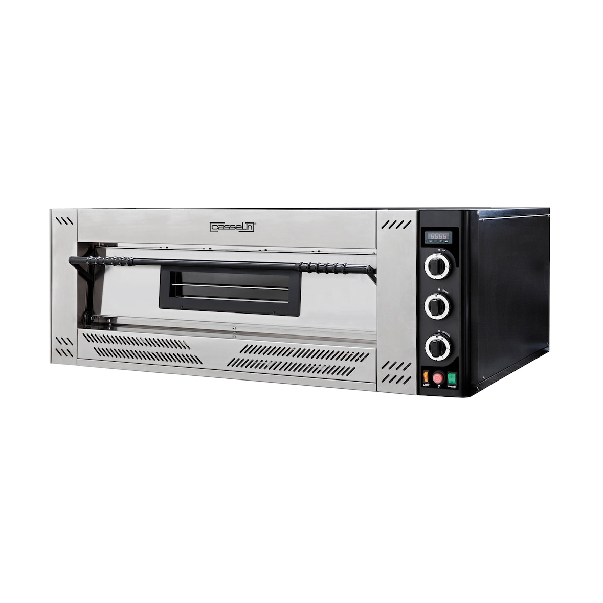 Pizzaoven op gas 9 pizza's 30cm CFRPG930 Casselin