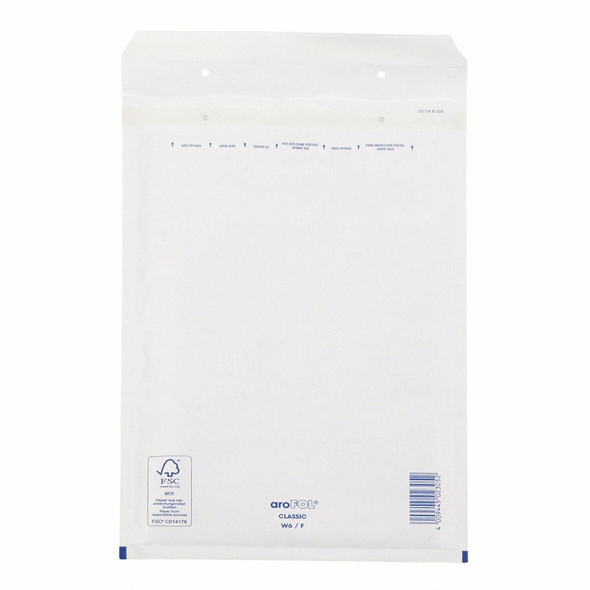 50x AROFOL CLASSIC Luftpolstertasche  6/F-16W 220x340mm für A4+ weiß