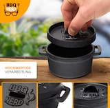 thumbnail of BBQ-Nerd® Mini Dutch Oven | Kleiner Gusseisentopf mit Deckel 11x5cm für Grill, Feuerstelle, Backofen, Herd ? Serviertopf Kochtopf Schmortopf