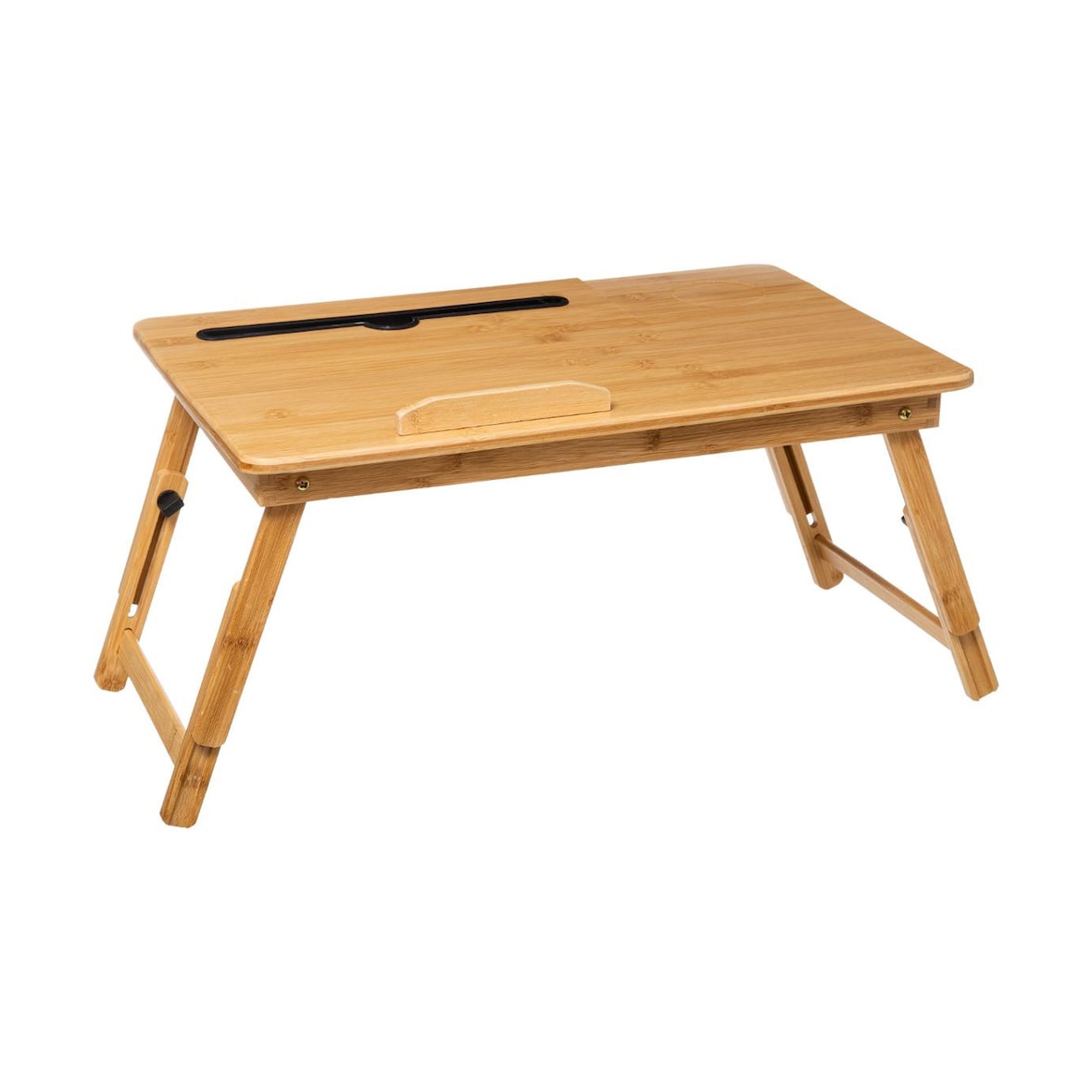 Plateau petit déjeuner ou bureau d'appoint en Bambou 54 x 34 cm