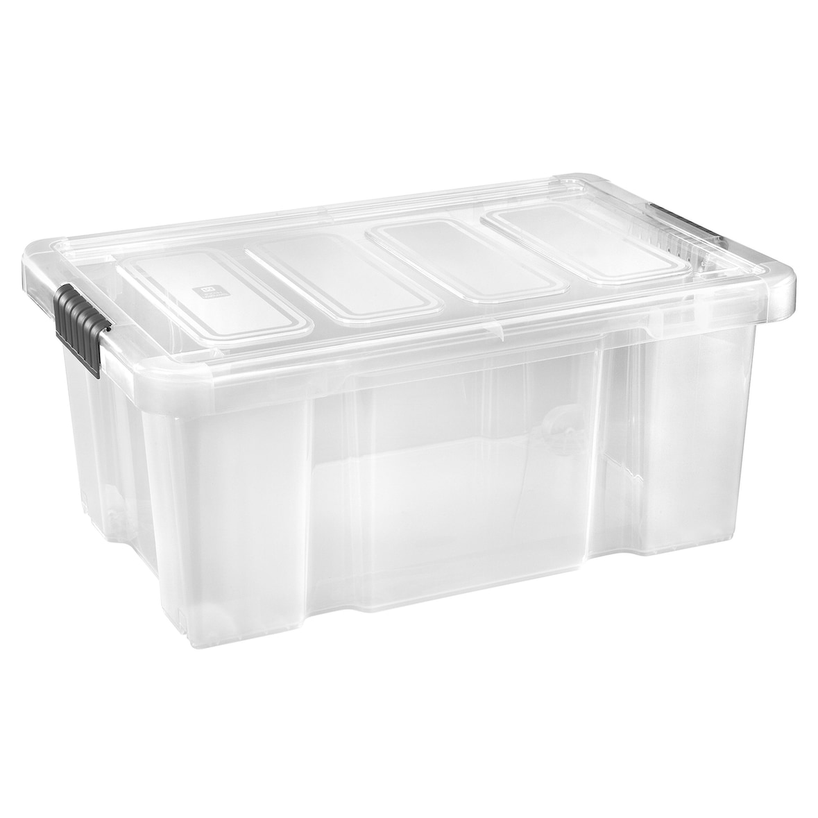 Tarrington House Clear Box, mit Deckel, 45 l, transparent