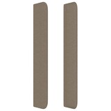 thumbnail of vidaXL Kopfteil mit Ohren Taupe 203x16x118/128 cm Stoff