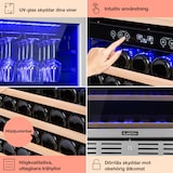thumbnail of Klarstein Vinovilla Grande 116 Built-in Duo Weinkühlschrank 306 Ltr 116 Fl. LED Edelstahl