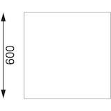 thumbnail of Vogue Edelstahl Arbeitstisch Mit Aufkantung Und Regalboden 60X60 Cm