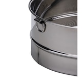 thumbnail of aro Peneira para farinha, aço inoxidável, Ø 22.5 x 8.2 cm, prateado
