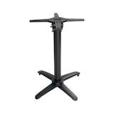 thumbnail of Bolero tafelonderstel opvouwbaar met aluminium onderstel in zwart 720mm hoog