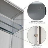 thumbnail of PROREGAL Stahlschrank BEE mit 4 verzinkten Fachböden | HxBxT 195x92x60cm | Grau-Blau | Werkstattschrank Werkzeugschrank Aktenschrank Universalschrank