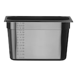 thumbnail of HENDI Container GN 1/3 zwart polycarbonaat, Profi Line, GN 1/3, 7,8L, Zwart, 325x176x(H)200mm