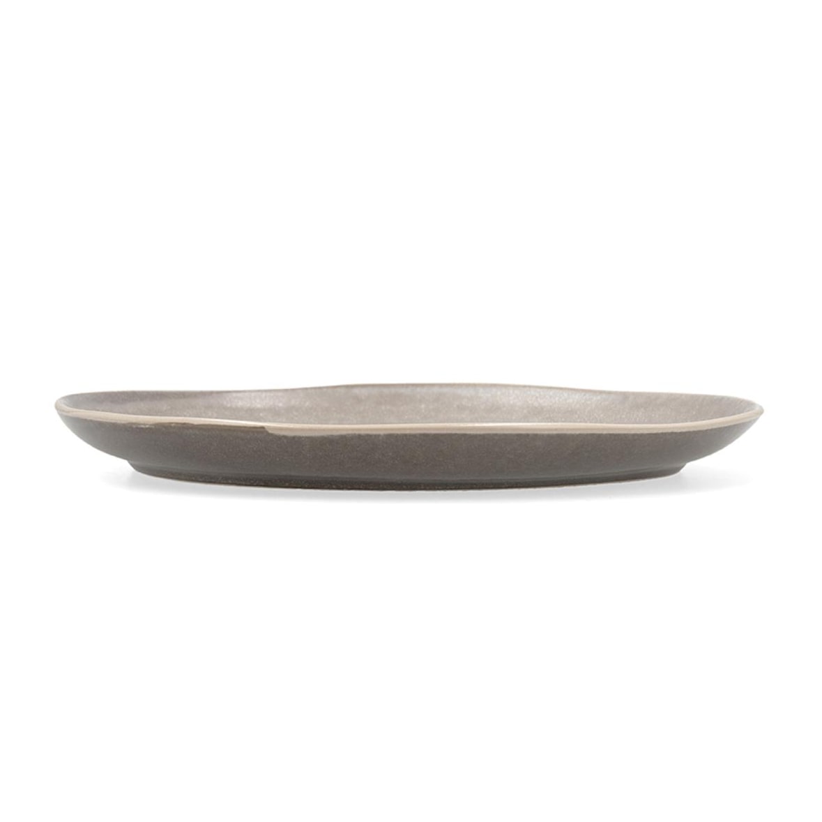 Bidasoa Gio Plato Llano Irregular Gres 26'5Cm Gris