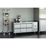 thumbnail of METRO PROFESSIONAL Kühltisch GCC31006D, 179.5 x 70 x 85 cm, 204 L, 6 Schubladen, silber