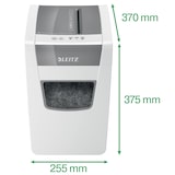 thumbnail of Destructora Leitz IQ Slim Home Office P4, blanco/plata (80010100)