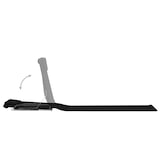 thumbnail of vidaXL Klappbare Strandmatte 2 Stk. Stahl und Stoff Schwarz