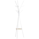 thumbnail of HOMCOM Perchero de Pie Metálico para Colgar Ropa Bolsas 9 Ganchos con Estante