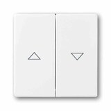 thumbnail of FUTURE LINEAR Wippe zweiteilig, Jalousie, studioweiß, glänzend, Symbol Pfeile
