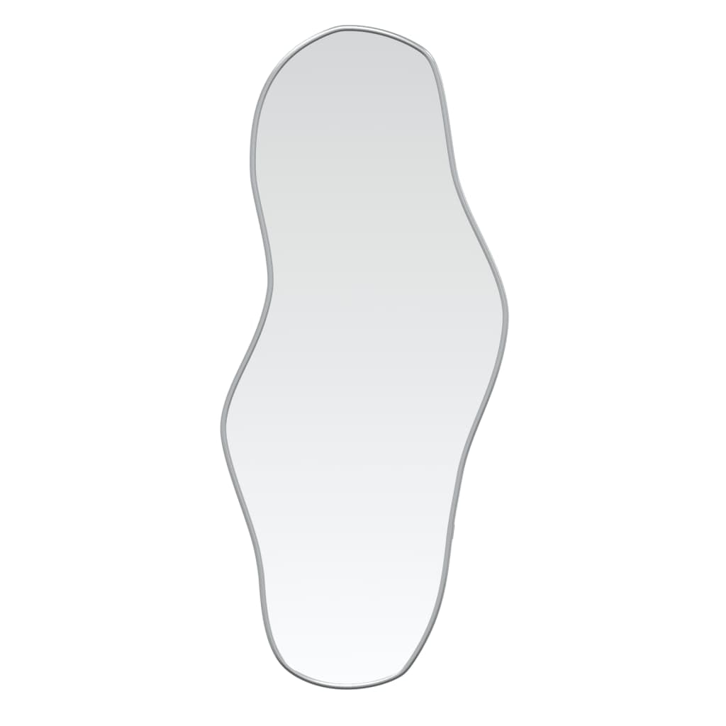 vidaXL Wandspiegel 60x25 cm zilverkleurig