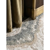 thumbnail of Velours Teppich Kurzflor Marmor-Look | 120x180 cm, 0,8 cm Florhöhe | Beige-Grau | Pflegeleicht | Wohnbereich | SIENA-Elsa Kollektion | Kadima Design