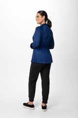 thumbnail of Chef Works® Damenkochjacke NEPAL Flex Serie nachhaltig, Reissverschluss, Cool Vent™, Oceanblue, Größe XL