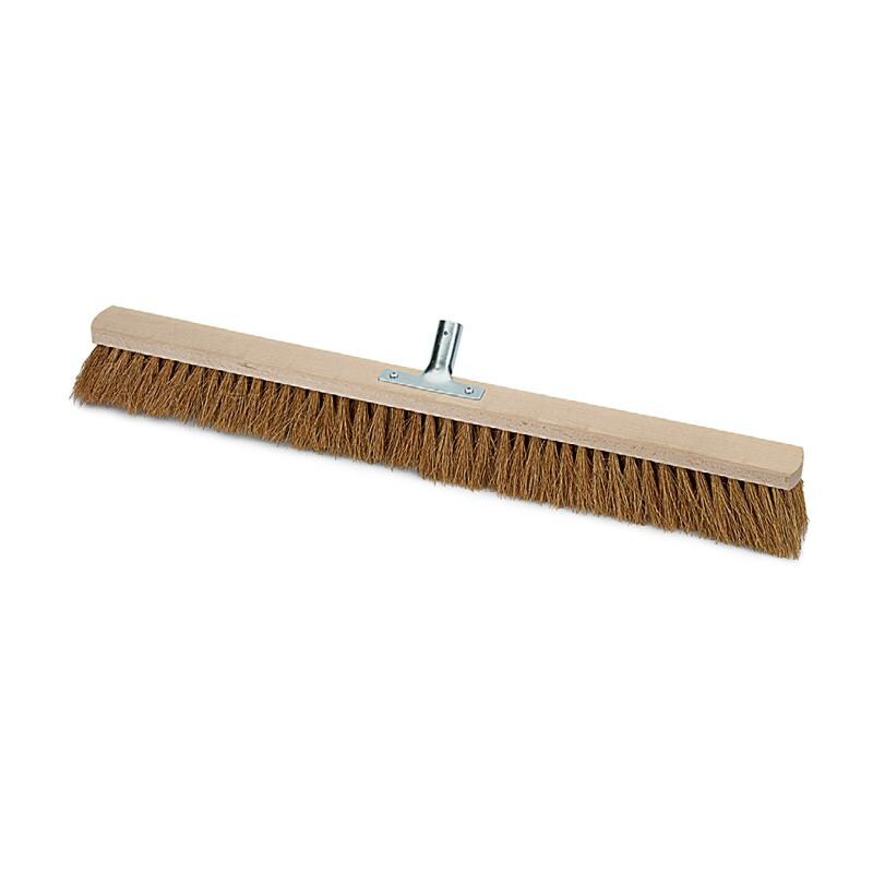 Saalbesen Poly-Kokos mit Metallstielhalter 50 cm