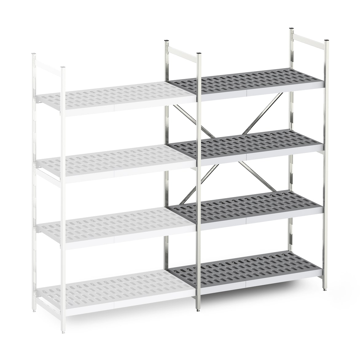 Hupfer Grundregal Norm 12 1000 × 500 × 1800 mm