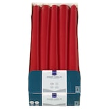 thumbnail of METRO Professional Dinerkaarsen, paraffine, 2.2 x 24 cm, ca. 7 uur, rood, 10 stuks