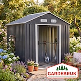 thumbnail of GARDEBRUK® XL Gerätehaus mit Fundament Kantenschutz