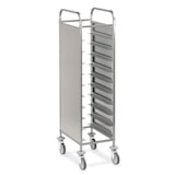 thumbnail of Abräumwagen 520 für 10 Tabletts oder GN Tabletts mit Seitenwand