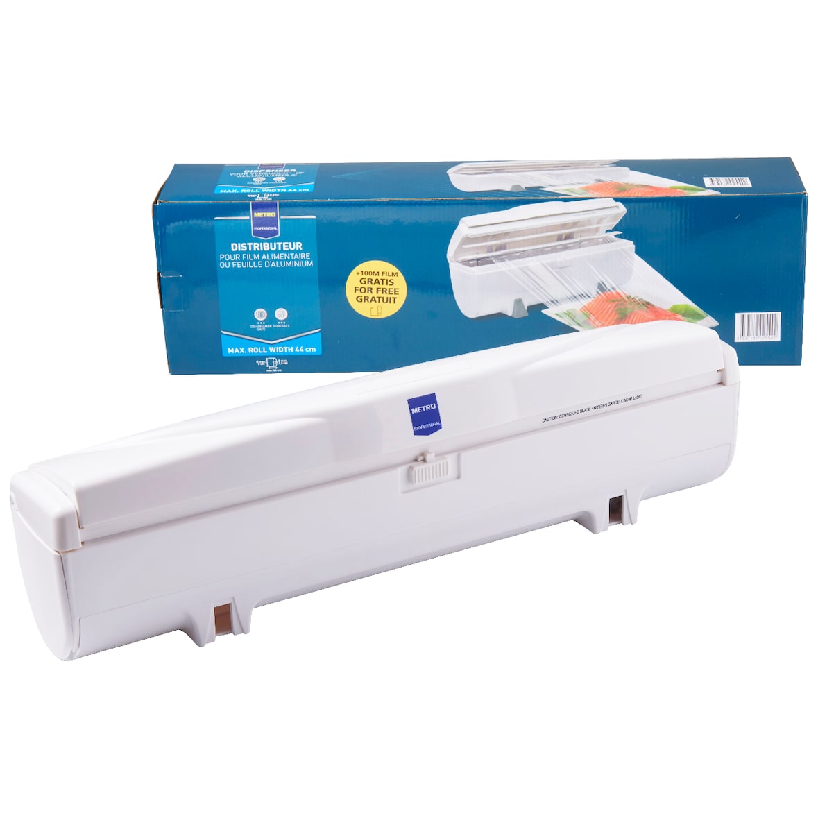 METRO Professional Foliehouder, 44 cm, wit