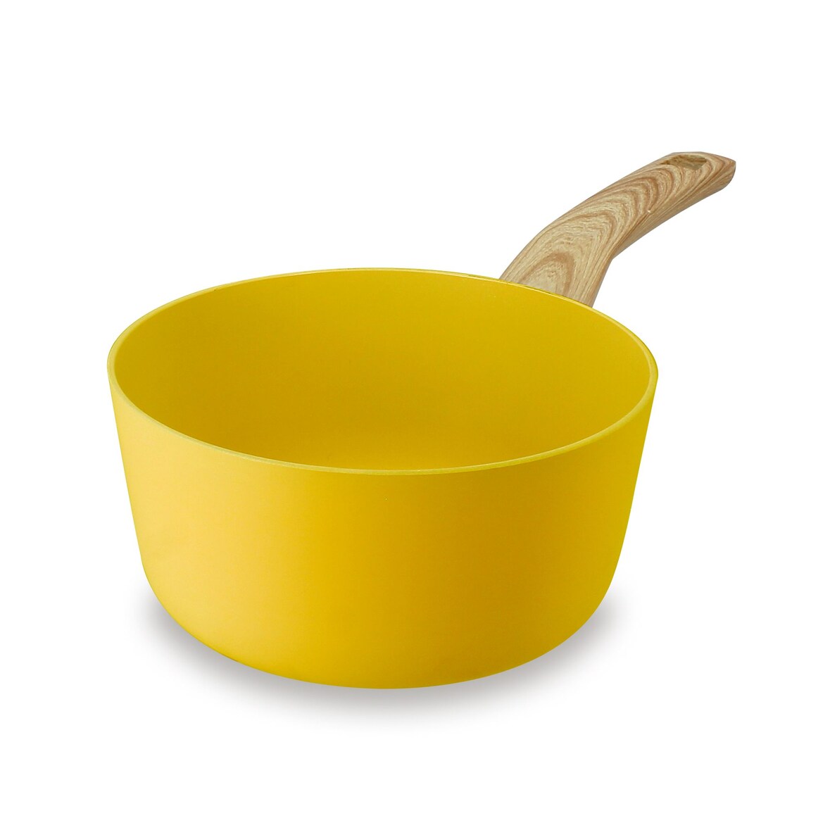 Menastyl - Casserole 18cm colorama safran - en aluminium - revêtement antiadhésif en céramique