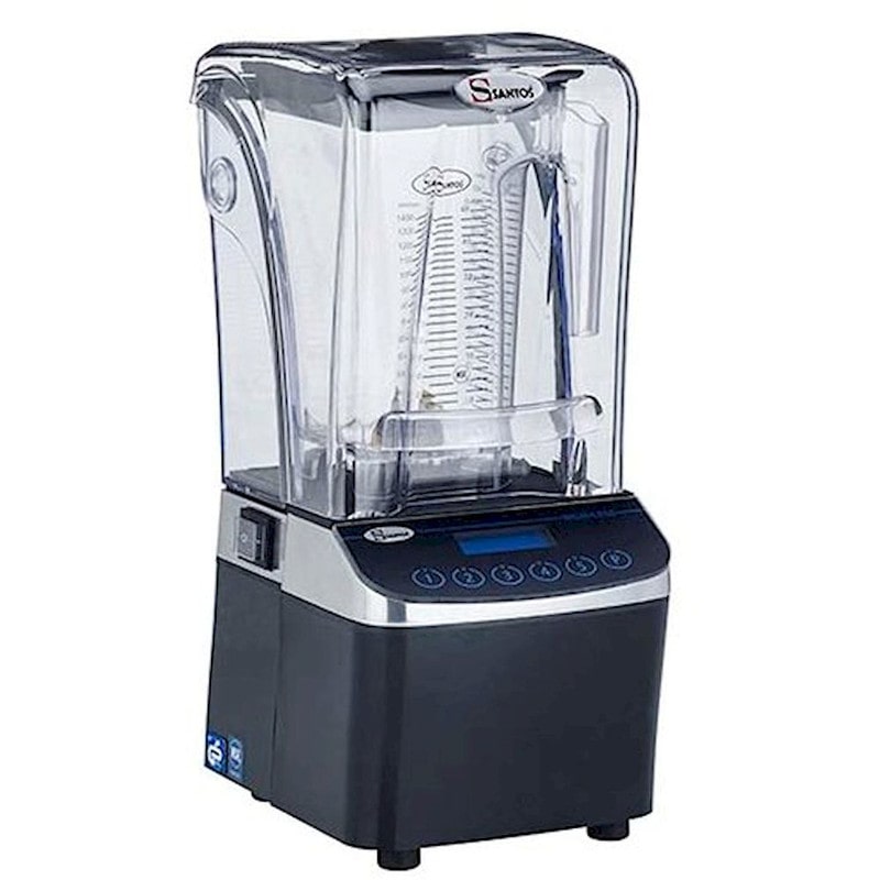 Blender Elettronico Professionale Santos SBL62 Brushless - Caraffa da 2,4 lt - Con 30 programmi registrati e 6 Personalizzabili