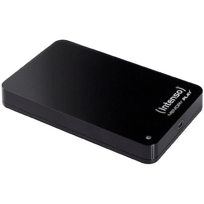 Intenso Memory Play 1TB USB3.0 2,5Zoll Schwarz - inkl. Wandhalterung