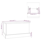 thumbnail of vidaXL Truhe Braun Eiche-Optik 50x30x28 cm Holzwerkstoff