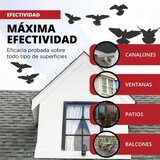 thumbnail of Pack de 10 Metros de Pinchos Antipalomas Púas de Acero Inoxidable, 20 Tiras de 50cm