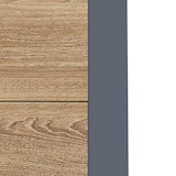 thumbnail of Westmann Talus XL - Metalen Plantenbak met bodem 100x25x77 cm - Houtlook