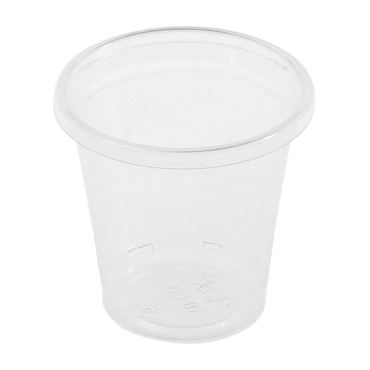 100x BIO Schnapsglas 30ml Bio-Kunststoff (PLA)