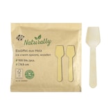 thumbnail of NATURALLY Eislöffel aus Holz, 9.5cm, 100 Stk.