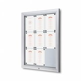 thumbnail of Bacheca per esterno certificata IP56 e ESG. Fondo magnetico e scrivibile,chiusura di sicurezza con chiavi. Misura 9XA4